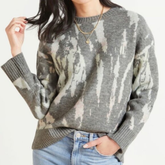 Rails "Virgo" Grey Tie Dye Sweater - Picture 1 of 3
